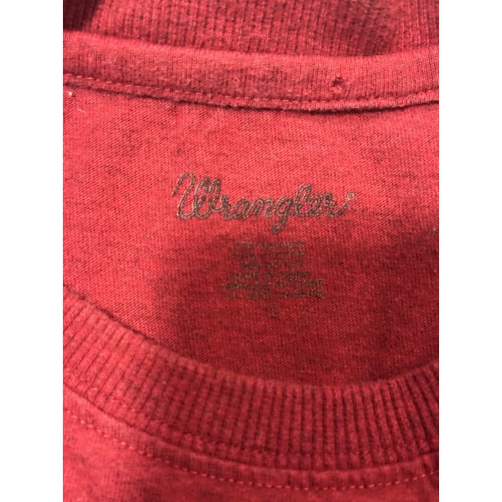 Women’s Wrangler Long Sleeve Crop Top Size Small Red - Picture 3 of 6